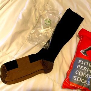Compression Socks S/M shoe size 3-8, pk of 8